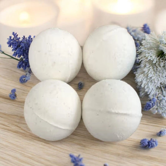 STRESS RELIEF AROMATHERAPY OIL BATH BOMB WITH EPSOM SALTS
